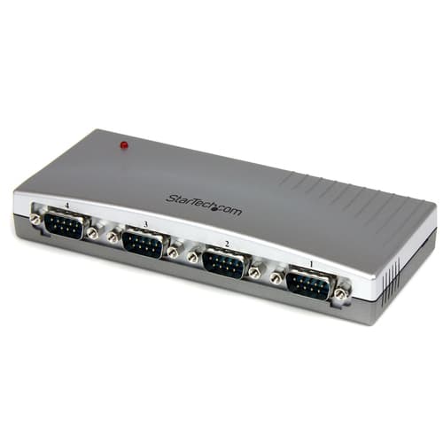 StarTech.com 4 Port USB to Serial RS232 Adapter - DB9M - RS232 Extension - Serial to USB (ICUSB2324) - Serial adapter - USB - RS-232 x 4
