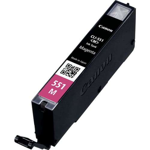 Canon CLI-551 M - 6510B001 - 1 x Magenta - Ink tank - For PIXMA iP8750,iX6850,MG5550,MG5650,MG5655,MG6450,MG6650,MG7150,MG7550,MX725,MX925