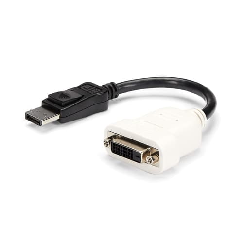 StarTech.com DisplayPort to DVI Adapter - 1920x1200 - Display Port to DVI Dongle - Passive DP to DVI-D Adapter (DP2DVI) - DisplayPort adapter - single link - DisplayPort (M) to DVI-D (F) - 24 cm - latched - for P/N: DK30CH2DEP, DK30CH2DEPUE, MST14DP123DP, TB3DK2DPPDUE, TB3DKDPMAW, TB3DKDPMAWUE
