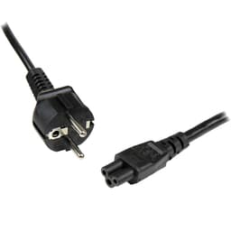 StarTech.com 2m (6ft) Laptop Power Cord, EU Schuko to C5, 2.5A 250V, 18AWG, Notebook / Laptop Replacement AC Cord, Printer/Power Brick Cord, Schuko CEE 7/7 to Clover Leaf IEC 60320 C5 - Laptop Charger Cable - Power cable - IEC 60320 C5 to power CEE 7/7 (M) - AC 250 V - 2 m - black