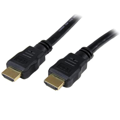 StarTech.com 0.5m High Speed HDMI Cable - Ultra HD 4k x 2k HDMI Cable - HDMI to HDMI M/M - 50cm HDMI 1.4 Cable - Audio/Video Gold-Plated (HDMM50CM) - HDMI cable - HDMI male to HDMI male - 50 cm - shielded - black
