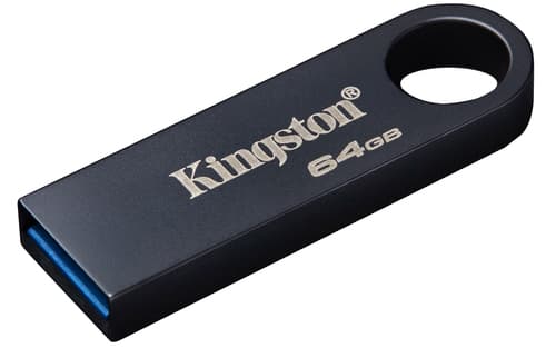 Kingston DataTraveler SE9 G3 - USB flash drive - 64 GB - USB 3.2 Gen 1 - dark nickel