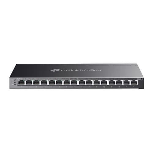 TP-Link JetStream TL-SG2016P V1 - Switch - L2+ - Managed - 16 x 10/100/1000 - rack-mountable, surface-mountable