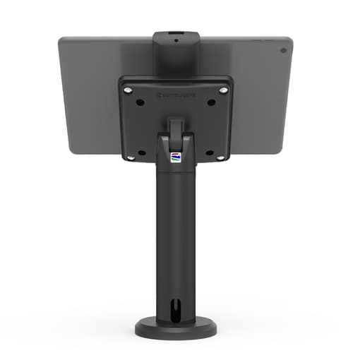 Compulocks The Rise Stand Kiosk and Cling Universal Wall MOunt - Mounting kit (universal mount, pole stand, mount cover) - for tablet - black - screen size: 7"-13" - mounting interface: 100 x 100 mm - counter top