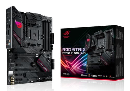 ASUS ROG STRIX B550-F GAMING - Motherboard - ATX - Socket AM4 - AMD B550 Chipset - USB-C Gen2, USB 3.2 Gen 1, USB 3.2 Gen 2 - 2.5 Gigabit LAN - onboard graphics (CPU required) - HD Audio (8-channel)