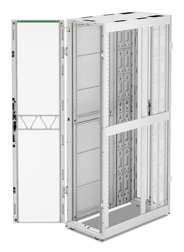 APC NetShelter SX Gen 2 - Rack cabinet - 2436H x 600W x 1200D mm, with sides - floor-standing - white - 52U - 19" - TAA Compliant — image 1