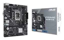 ASUS PRIME H610M-K D4 - Motherboard - micro ATX - LGA1700 Socket - H610 Chipset - USB 3.2 Gen 2, USB 3.2 Gen 1 - Gigabit LAN - onboard graphics (CPU required) - HD Audio (8-channel)