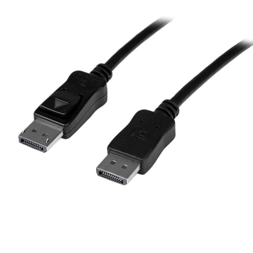 StarTech.com 30 ft DisplayPort 1.2 Cable with Latches - Active - 2560x1600 - DPCP & HDCP - Male to Male DP Video Monitor Cable (DISPL10MA) - DisplayPort cable - DisplayPort (M) to DisplayPort (M) - 10 m - active, latched - black - for P/N: DK30C2DPEPUE, DK30C2DPPDUE, DK31C3HDPD, DK31C3HDPDUE, DKM30CHDPD, DKM30CHDPDUE