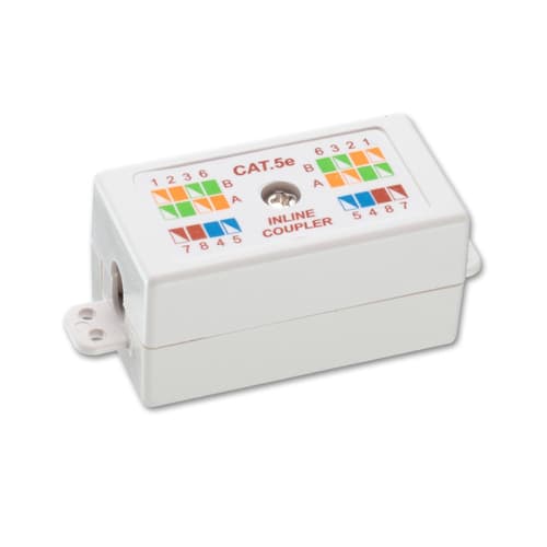 TOOLLESS CAT5E IN-LINE COUPLER WITH