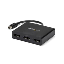 StarTech.com 3-Port Multi Monitor Adapter, Mini DisplayPort 1.2 to 3x DisplayPort MST Hub, Triple 1080p or Dual 4K 30Hz, mDP to DP MST Video Splitter for Extended Desktop on Windows PCs - Multi Stream Transport (MSTMDP123DP) - Video splitter - 3 x DisplayPort - desktop - AC 100/230 V - for P/N: SVA5N3NEUA