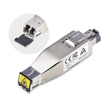 StarTech.com Gigabit Fiber to RJ45 Ethernet Media Converter, Micro Mini - Fibre media converter - 1GbE - 1000Base-T, 1000Base-LX - RJ-45 / LC single-mode / LC multi-mode - up to 10 km - 1310 nm - TAA Compliant - for P/N: 50FIBLCLC10, 50FIBLCLC15, N6PATCH6BL, N6PATCH6BL10PK