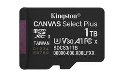 Kingston Canvas Select Plus - Flash memory card - 1 TB - A1 / Video Class V30 / UHS-I U3 / Class10 - microSDXC UHS-I