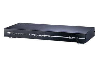 ATEN VS482 4-Port Dual View HD Video Switch - Video/audio switch - 4 x HDMI - rack-mountable
