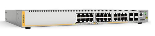 Allied Telesis AT x230-28GP - Switch - L2+ - Managed - 24 x 10/100/1000 (PoE+) + 4 x SFP - desktop, rack-mountable, wall-mountable - PoE+ (370 W)