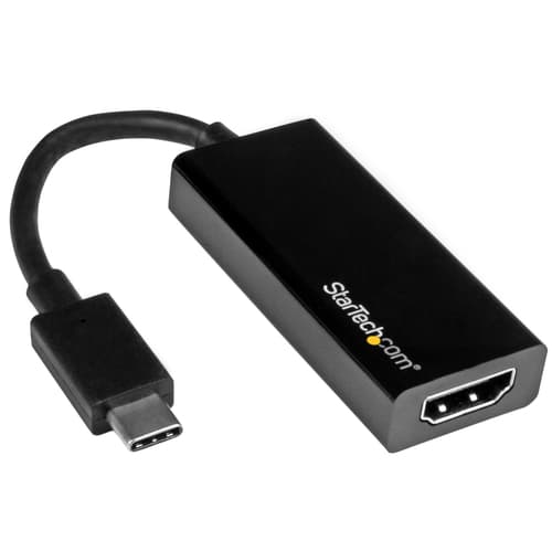 StarTech.com USB C to HDMI Adapter - USB 3.1 Type C Converter - 4K 30Hz UHD - Adapter - 24 pin USB-C male to HDMI female - 14.7 cm - black - 4K30Hz (3840 x 2160) support - for P/N: BNDTB10GI, BNDTB210GSFP, BNDTB410GSFP, BNDTB4M2E1, BNDTBUSB3142, TB3DK2DPM2