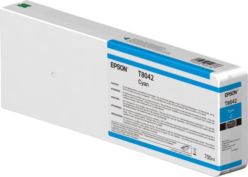 Epson Ink Cartridges, UltraChrome HDX, Singlepack, 1 x 700.0 ml Cyan