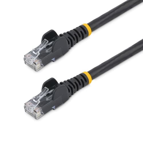 StarTech.com 10m Black Cat5e / Cat 5 Snagless Ethernet Patch Cable 10 m - Patch cable - RJ-45 (M) to RJ-45 (M) - 10 m - UTP - CAT 5e - snagless - black