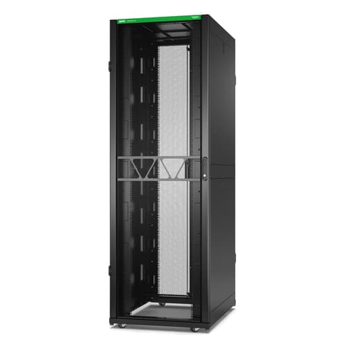APC NetShelter SX Gen 2 - Rack cabinet - 2258H x 750W x 1070D mm, with Sides - floor-standing - black - 48U - 19" - TAA Compliant