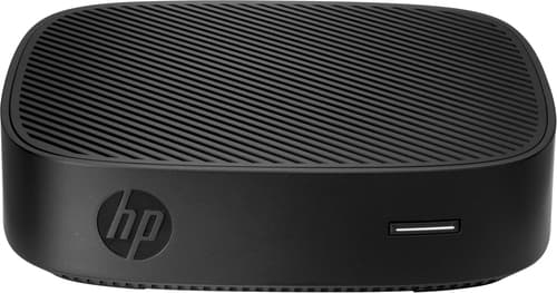 HP t430 - Thin client - DTS 1 x Celeron N4020 / up to 2.8 GHz - RAM 4 GB - flash - eMMC 32 GB - UHD Graphics 600 - Gigabit Ethernet - HP ThinPro 64-bit - monitor: none - keyboard: UK