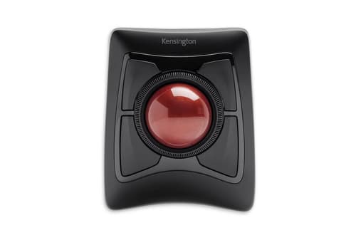 Kensington Expert Mouse Wireless Trackball - Trackball - right and left-handed - optical - 4 buttons - wireless - 2.4 GHz, Bluetooth 5.0 LE - Bluetooth USB adapter - black
