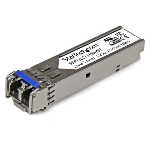 StarTech.com Cisco GLC-LH-SM Compatible SFP Module, 1000BASE-LX/LH, 1GE Gigabit Ethernet SFP, LC Connector, 10km, 1310nm, Cisco IE3400, IE3300, IE3200, Mini GBIC Transceiver SFP Module - Lifetime Warranty (SFPGLCLHSMST) - SFP (mini-GBIC) transceiver module - 1GbE - 1000Base-LH - LC single-mode - up to 10 km - 1310 nm - for P/N: ET91000SFP2, ET91000SFP2C, IES101002SFP, MCM1110SFP, PEX1000SFP2