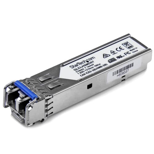 StarTech.com Cisco GLC-LH-SMD Compatible SFP Module, 1000BASE-LX/LH, 1GbE Single Mode (SMF) Fiber Optic Transceiver, 1GE Gigabit Ethernet SFP, LC Connector, 10km, 1310nm, DDM, Firepower - Lifetime Warranty (GLCLHSMDST) - SFP (mini-GBIC) transceiver module (equivalent to: Cisco GLC-LH-SMD) - 1GbE - 1000Base-LX, 1000Base-LH - LC - up to 10 km - 1310 nm - for P/N: IES101G2SFPW, IES101GP2SFW