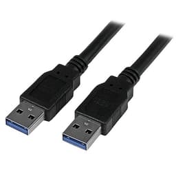 StarTech.com 3m 10 ft USB 3.0 Cable - A to A - M/M - Long USB 3.0 Cable - USB 3.1 Gen 1 (5 Gbps) (USB3SAA3MBK) - USB cable - USB Type A (M) to USB Type A (M) - USB 3.0 - 3 m - molded - black - for P/N: HB30C1A1CPD, HB30C3A1CFBW, HB30C3A1CST, HB30C5A2CSC, HB30C5A2CST, SV231DPU34K