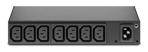 APC Basic Rack PDU AP6015A - Power distribution unit (rack-mountable) - AC 100/120/200/208/230/240 V - input: IEC 60320 C14 - output connectors: 8 (power IEC 60320 C13) - 1U - black - for P/N: SMTL1000RMI2UC, SMX1000C, SMX1500RM2UC, SMX1500RM2UCNC, SMX750C, SMX750CNC