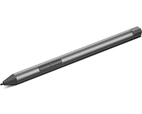 Lenovo Digital Pen 2 - Active stylus - active electrostatic - 2 buttons - grey - brown box - for IdeaPad 5 2-in-1 14, 5 2-in-1 16AKP10, ThinkBook 14 G8 IRL, Yoga 7 2-in-1 16