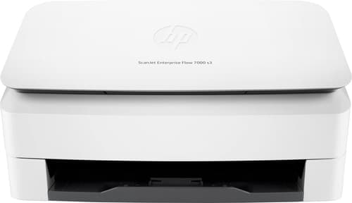 HP ScanJet Enterprise Flow 7000 s3 Sheet-feed Scanner - Document scanner - Duplex - 216 x 3100 mm - 600 dpi x 600 dpi - up to 75 ppm (mono) - ADF (80 sheets) - up to 7500 scans per day - USB 3.0, USB 2.0