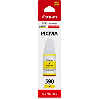 Canon GI 590 Y - 70 ml - yellow - original - ink refill - for PIXMA G1500, G1501, G1510, G2500, G2501, G2510, G3500, G3501, G3510, G4410, G4500, G4511