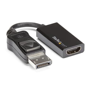 StarTech.com DisplayPort to HDMI Adapter - DP to HDMI - 4K 60Hz (DP2HD4K60S) - Video converter - DisplayPort - HDMI - for P/N: DK30C2DAGPD, TB32DP14, TB32DP2T, TB3DK2DHV, TB3DK2DHVUE