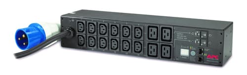 APC Metered Rack PDU AP7822B - Power distribution unit (rack-mountable) - AC 200/208/230 V - input: IEC 60309 32A - output connectors: 16 (power IEC 60320 C13, IEC 60320 C19) - 2U - 3.66 m cord - for P/N: SCL400RMJ1U, SCL500RMI1UC, SCL500RMI1UNC, SMTL1000RMI2UC, SMTL750RMI2UC