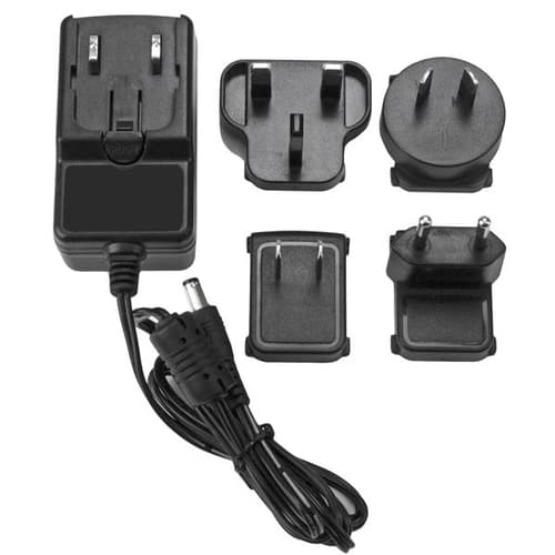 StarTech.com DC Power Adapter - 12V, 2A - Universal Replacement Power Adapter (NA, EU, UK, AU) (SVA12M2NEUA) - Power adapter - AC 100-240 V - for P/N: RKPNLLT, S351BMU33ET, S351BMU33ETG, SV431DL2DU3A, SV431DPDDUA2, SV431DPUA2