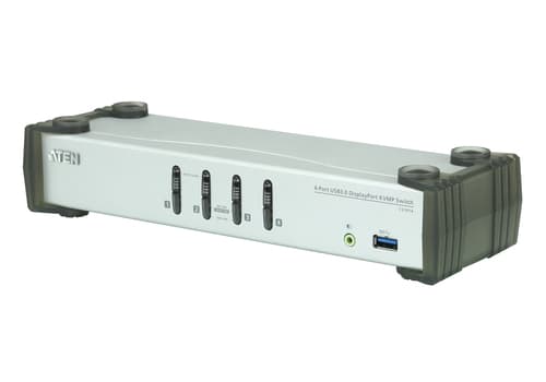ATEN CS1914 KVMP Switch - KVM / audio / USB switch - 4 x KVM / audio / USB - 1 local user - desktop