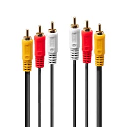 15M PREMIUM AV CABLE 3XPHONO MALE TO