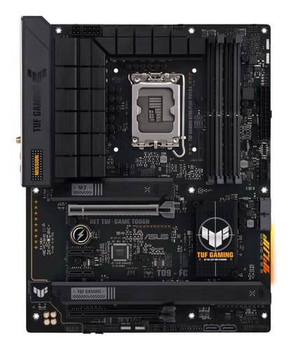 ASUS TUF GAMING B760-PLUS WIFI D4 - Motherboard - ATX - LGA1700 Socket - B760 Chipset - USB 3.2 Gen 1, USB 3.2 Gen 2, USB-C 3.2 Gen 2x2 - 2.5 Gigabit LAN, Wi-Fi 6, Bluetooth - onboard graphics (CPU required) - HD Audio (8-channel)