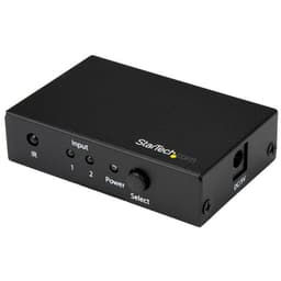 StarTech.com 2 Port HDMI Switch - 4K 60Hz - Supports HDCP - IR - HDMI Selector - HDMI Multiport Video Switcher - HDMI Switcher (VS221HD20) - Video/audio switch - 2 x HDMI - desktop - for P/N: SVA5H2NEUA