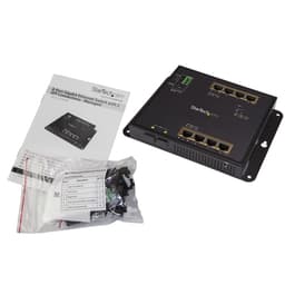 StarTech.com Industrial 8 Port Gigabit PoE+ Switch with 2 SFP MSA Slots, 30W, Layer/L2 Switch Hardened GbE Managed, Rugged High Power Gigabit Ethernet Network Switch IP-30/-40 C to 75 C