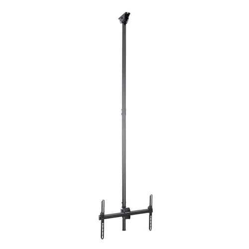 StarTech.com Ceiling TV Mount - 8.2' to 9.8' Long Pole - Full Motion - Supports Displays 32" to 75" - For VESA Mount Compatible TVs (FPCEILPTBLP) - Bracket - for flat panel - heavy duty steel - black - screen size: 32"-70" - ceiling mountable - for P/N: HDMIPLATE