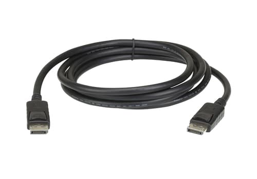 ATEN 2L-7D03DP - DisplayPort cable - DisplayPort (M) to DisplayPort (M) - DisplayPort 1.2 - 3 m - 4K support - black