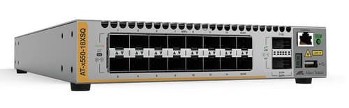 Allied Telesis AT X550-18XSQ - Switch - L3 - smart - 16 x 1 Gigabit / 10 Gigabit SFP+ + 2 x 40 Gigabit QSFP+ (uplink) - rack-mountable