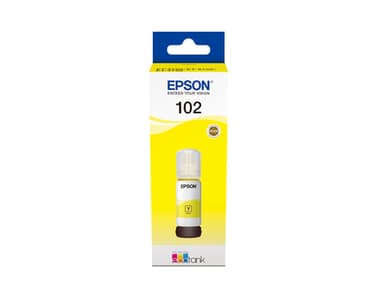 Epson Ink Cartridges, 102, 102 4 colour ink bottles, Ink Bottle, 1 x 70.0 ml Yellow