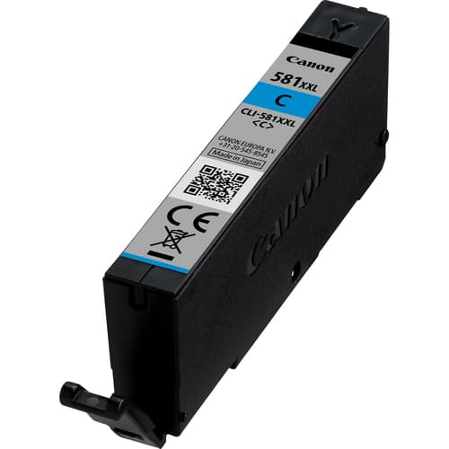 Canon CLI-581C XXL - XXL size - cyan - original - ink tank - for PIXMA TS6251, TS6350, TS6351, TS705, TS8252, TS8350, TS8351, TS8352, TS9550, TS9551