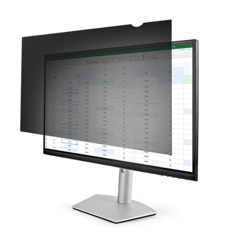 StarTech.com Monitor Privacy Screen for 27 inch PC Display, Computer Screen Security Filter, Blue Light Reducing Screen Protector Film, 16:9 WideScreen, Matte/Glossy, +/-30 Degree Viewing - Blue Light Filter - Display privacy filter - 27" wide - transparent - TAA Compliant - for P/N: ARMPIVOTE2, ARMUNONB1, FPPNEUSTND