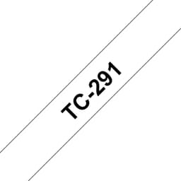 Brother - Black, white - Roll (0.9 cm) 1 cassette(s) laminated tape - for P-Touch PT-15, PT-20, PT-2000, PT-3000, PT-500, PT-5000, PT-6, PT-8, PT-8E