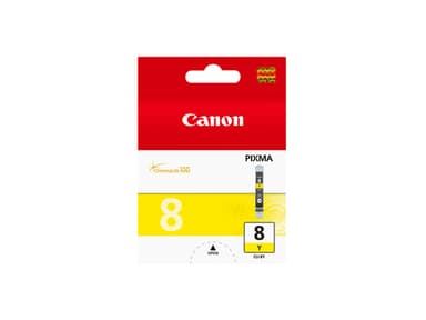 Canon CLI-8 Y - 0623B001 - 1 x Yellow - Ink tank - For PIXMA iP3500,iP4500,iP5300,MP510,MP520,MP610,MP960,MP970,MX700,MX850,Pro9000