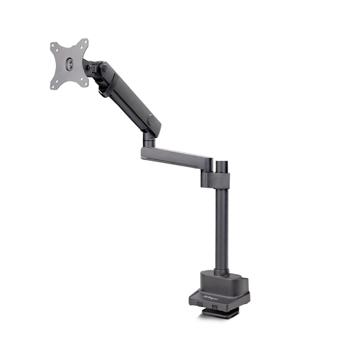 StarTech.com - Mounting kit (arm assembly, VESA mount, C-clamp) - adjustable arm with mechanical spring - for Monitor - plastic, steel - black - screen size: up to 40" - desk-mountable, grommet — image 1