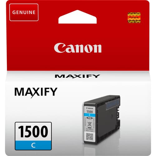 Canon PGI-1500 C - 4.5 ml - cyan - original - ink tank - for MAXIFY MB2050, MB2150, MB2155, MB2350, MB2750, MB2755