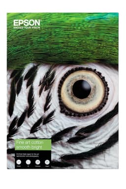 Epson Fine Art II - Cotton - matte - 490 micron - smooth bright - A3 Plus (329 x 483 mm) - 300 g/m� - 25 sheet(s) rag paper